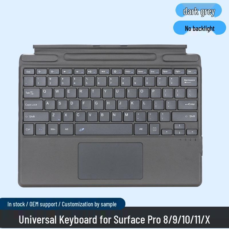 

SurfacePro11x Smart Bluetooth Keyboard Cover: Seven-Color Backlit, Magnetic Design for Pro 8/9/10/11 Pro 8/9/10/11/x