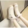 Dames Verhogende Fleece-Gevoerde Sneeuwschoenen - Warm, Stijlvol, Katoenen Pluche Koreaanse Stijl voor Studenten