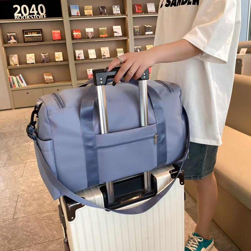 Large Capacity Travel Bag, Handbag, Business Trip Outdoor Sports Fitness Bag, Light Men's Dry and Wet Separation Messenger Bag