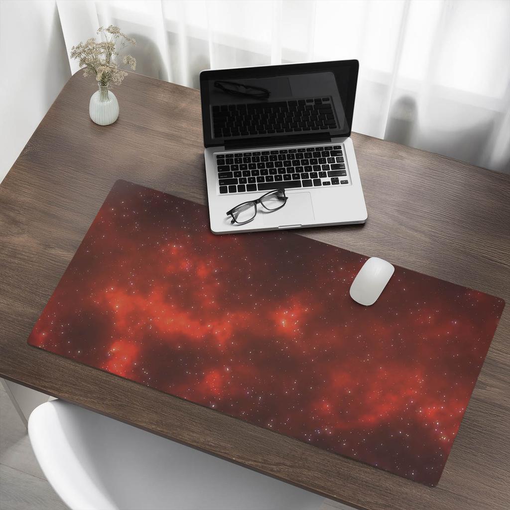 Wytrzymała Mata Antypoślizgowa Na Blat Biurka Kosmiczna Mgławica 100X50 Cm