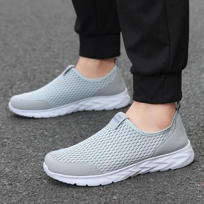 Men's Sports Shoes Women's Breathable Mesh Casual Outdoor Non Slip Oversized Shoes Lightweight Men's Mesh Shoes for Walking