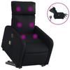 VidaXL Electric Massage Recliner, Relaxation Chair with Adjustable Backrest and Footrest, Salon Seat 3206770