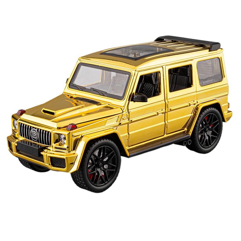 Modellino Auto in Lega Benzs G63 AMG SUV 1/24 con Suono e Luci Pull Back Giocattolo per Bambini Oggetti da Collezione Regalo di Compleanno