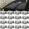 Universal Wind Rain Deflector Channel New Metal Retaining Clips Stainless Steel Car Wind Rain Deflector Sned Clips Clamp