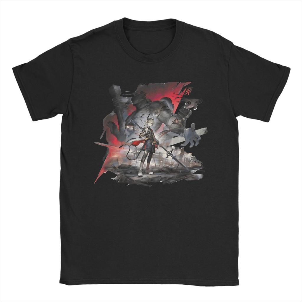 Laevatain Arknights Endfield New Arrival T Shirt for Unisex Women Pure Cotton Tee Shirt Clothes