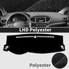for Hyundai Ioniq 2016- Electric EV Hybrid PHEV High Quality Dashboard Cover Dashmat Sunshade Anti‑UV Protector Dash Mat Pad