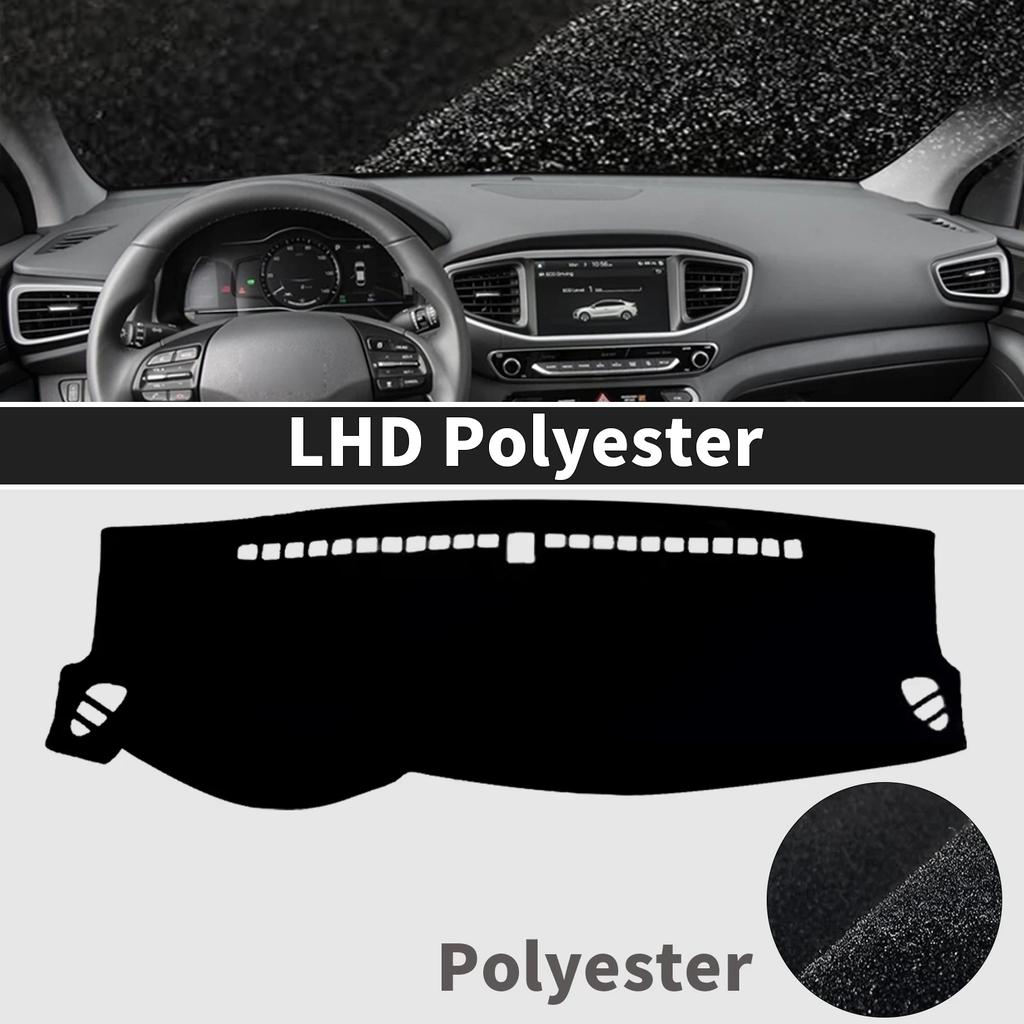 for Hyundai Ioniq 2016- Electric EV Hybrid PHEV High Quality Dashboard Cover Dashmat Sunshade Anti‑UV Protector Dash Mat Pad