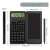 10-Digit Scientific Calculator - High-Resolution LCD Display, Compact Foldable Design, Handwriting Board, Solar and Battery Dual Power