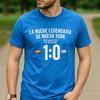 10 Spanien gegen Argentinien Grafikdruck Baumwoll-T-Shirt Unisex Unisex Unisex Rundhalsausschnitt Kurzarm Sportspiel Streetwear Tägliche Oberteile