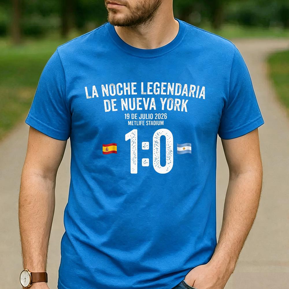 10 Spanien gegen Argentinien Grafikdruck Baumwoll-T-Shirt Unisex Unisex Unisex Rundhalsausschnitt Kurzarm Sportspiel Streetwear Tägliche Oberteile