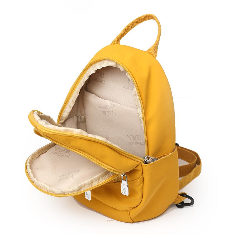 Two-In-One Chest Bag Sport Small Backpack Women Ultra Light Shoulder Bag