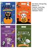 Translucent Snack Bags with Handles 4PCS Halloween Candy Treat Handle, Stand-up Dessert Self Sealing Storage Pouches Pouches, Cartoon Designs