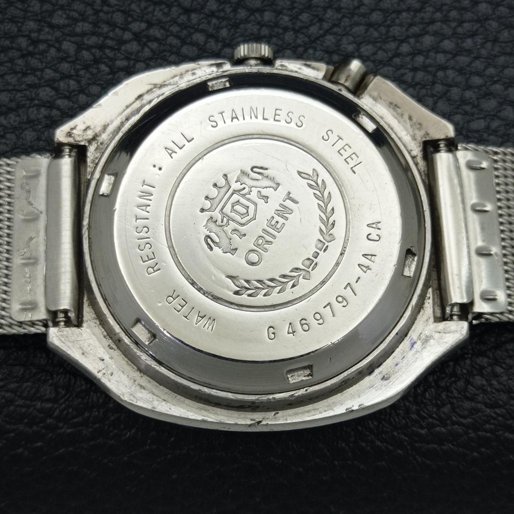 USED VINTAGE ORIENT AUTOMATIC 48741 JAPAN MENS ORIGINAL DIAL WATCH A436626-2 R123a-a436626