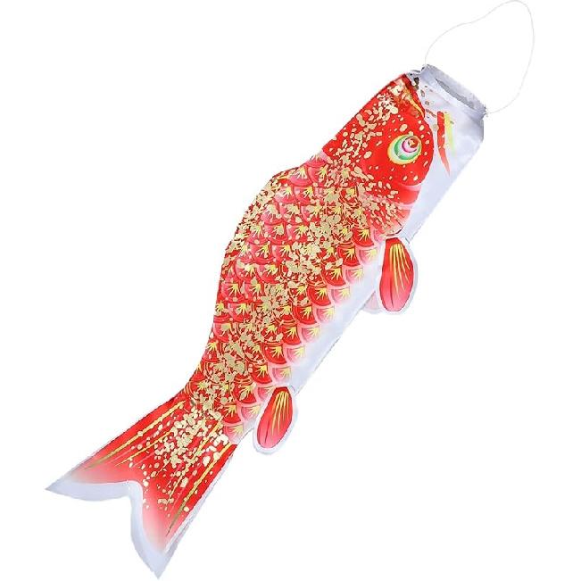 VANZACK Japanese Carp Windsock Fish Flag Kite Japan Koi Fish Flag Carp Windsock Streamer Hanging Decoration for Garden Backyard Home Outdoor