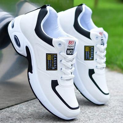Scarpe sportive alla moda da uomo di grandi dimensioni Scarpe da corsa casual basse in pelle Scarpe da uomo