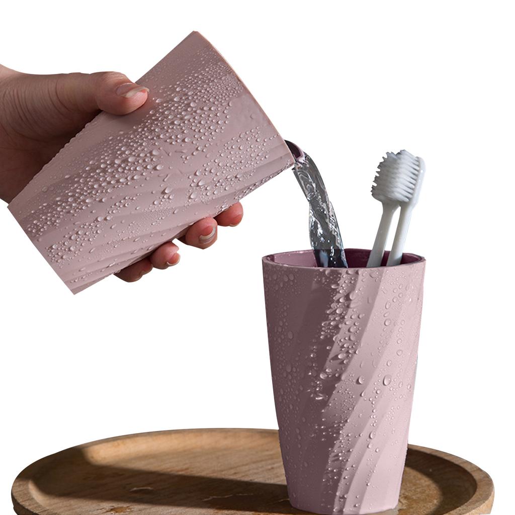 Toothbrush Cup Double-layer Bathroom Toothbrush Holders Innovative Bathroom Tumbler Reusable Drinking Cups For Tooth Brushing