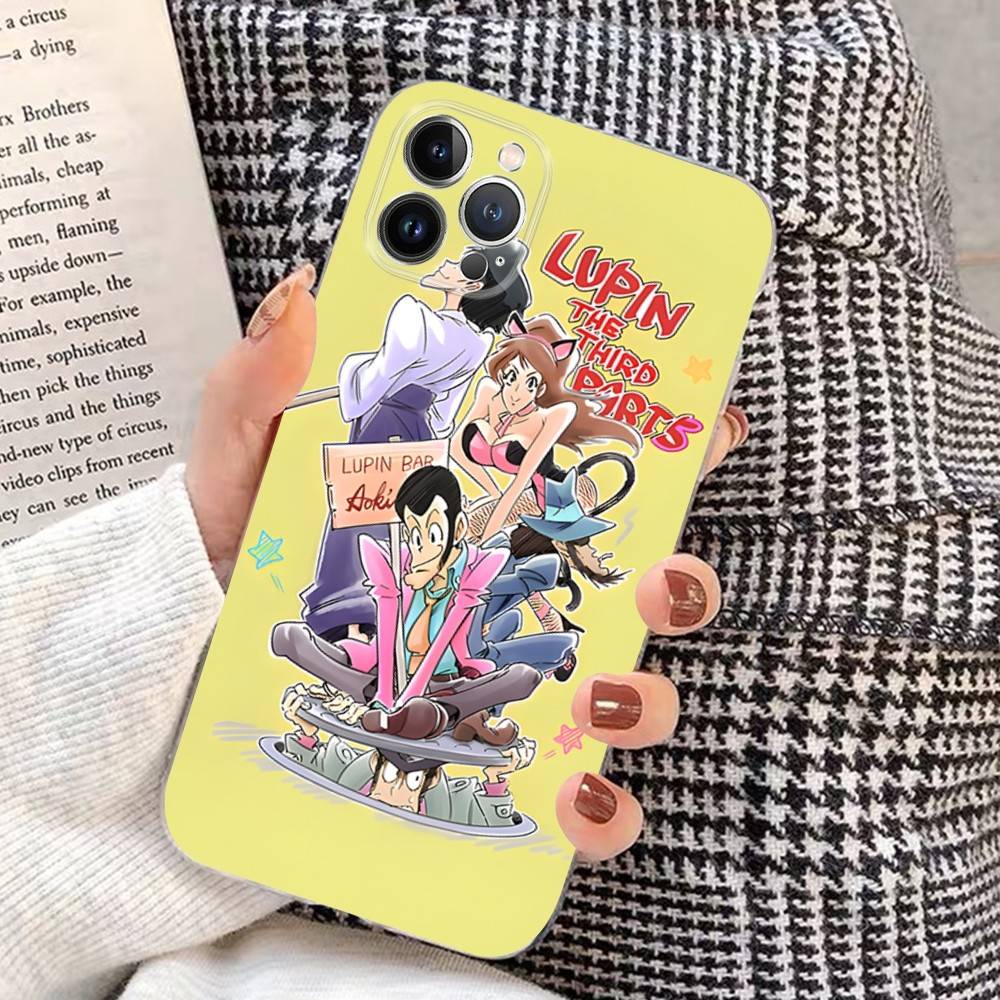 Lupin III Comics Phone Case For IPhone 17 16 15 14 13 12 11 Pro Max 13 12 Mini 17Air 16e Clear Cases