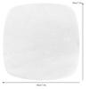 7.5in Perforated Square Steamer Paper Liners for Air Fryer Cooking Steaming(White)