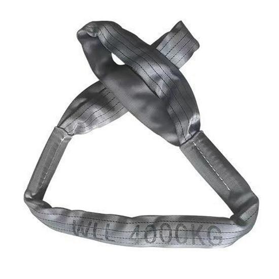 Heavy-Duty Double-End Loop Lifting Sling: Thickened Polyester for Overhead Cranes