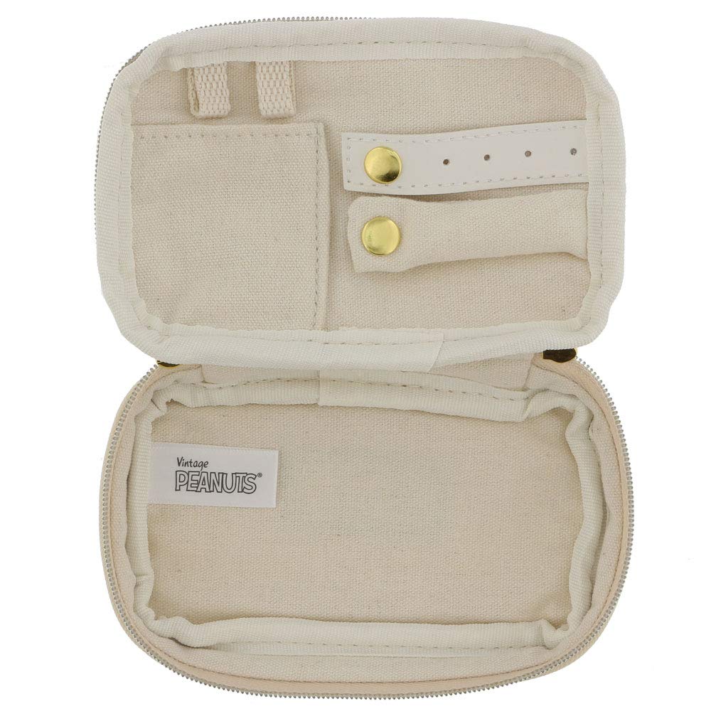 Sunstar Stationery Snoopy Pouch New Life Collection White S2279096 Multi-Cosmetic