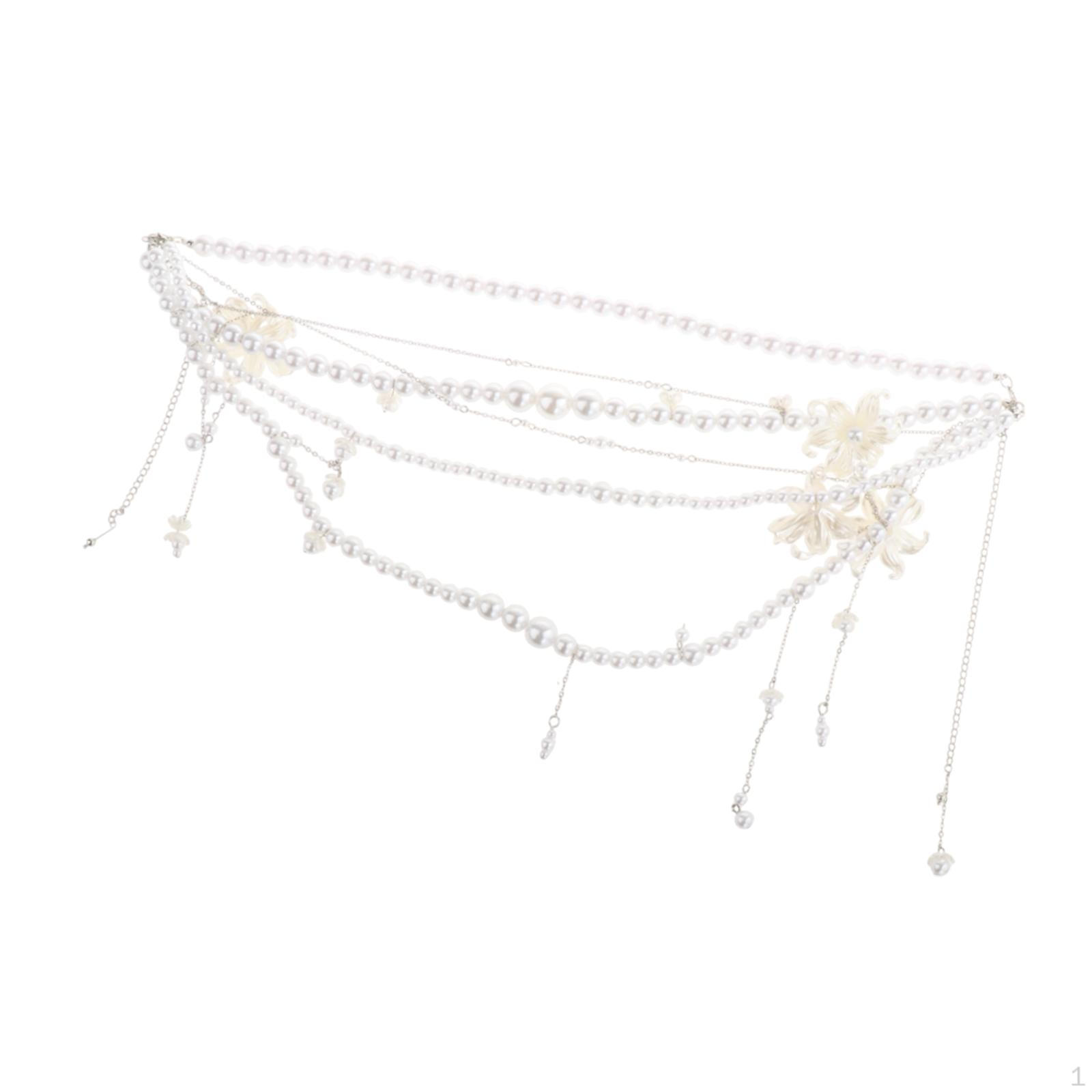 

Цепочка на талию для женщин, пояс, летнее пляжное регулируемое вечернее платье, многослойное Flower