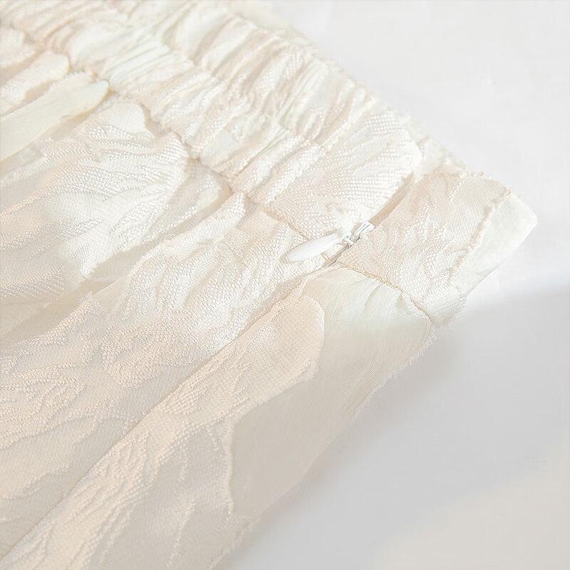 Loose-Fit A-Line Midi Skirt