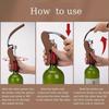 Ergonomic Zinc Wine Bottle Opener with Wooden Handle - Effortless Smooth Opening for Women, Small Hands, Manual Non Electric Corkscrew