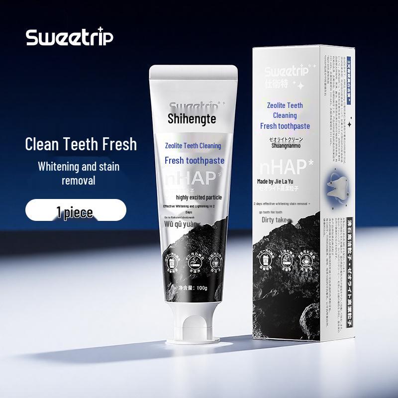 Korean Botanical Coconut Oil Whitening Toothpaste - Fresh Coconut Scent for Brightening Teeth and Fresh Breath