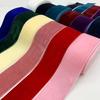 3.8cm Wide 1 Yard Long Single-Sided Satin Velvet Flocking Ribbon Eco-friendly DIY Clavicle Necklace Hair Accessory Handmade