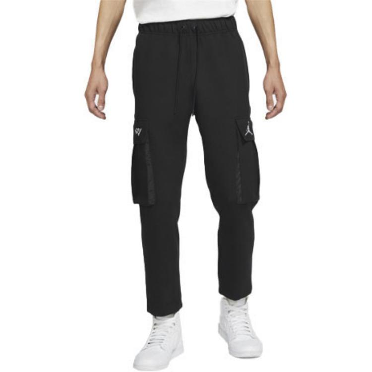 Jordan Why Not Knit Multi-Pocket Cargo Pants Men Bottoms Black DC3246-010