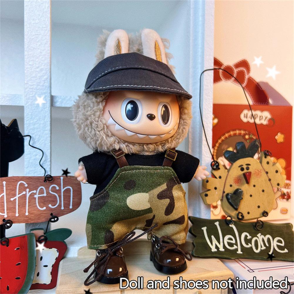 

Для 17 см Кукольная одежда Лабубу Модная одежда Толстовки Кукольная одежда Цветовые толстовки Кукольные аксессуары Милые украшения Маленькая одежда 03#