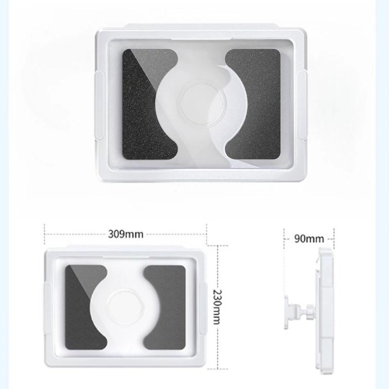 

Oatsbasf Bathroom Waterproof Tablet Case 360°Rotation Self-adhesive Wall Mounted Protective Case Holder for iPad Pro 11 Tablet белый