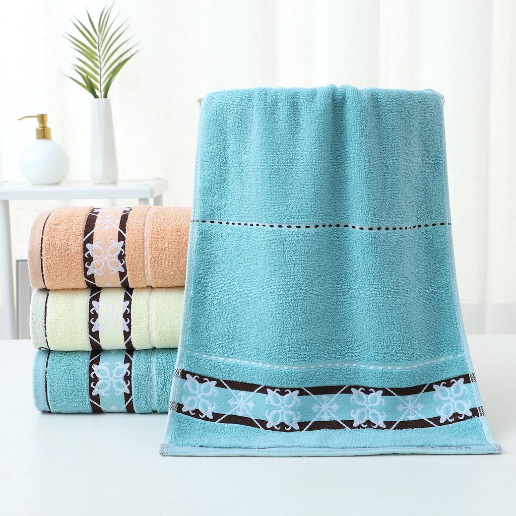 Pure Cotton Towel Supermarket Shopping Company Face Towel Embroidery Gift Idea Thickened Cotton Towel Pure Cotton