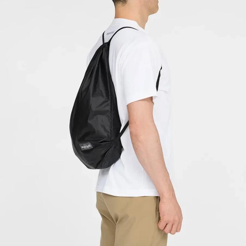 MONTBELL 13L Simple Classic Large Capacity Commuter Travel Hiking Bag Backpack Outdoor Bag Nylon Black Unisex Same Couple Model