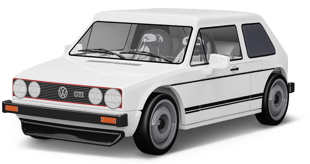 

COBI Building Blocks Volkswagen Golf GTI (1974-1983) 135 Scale, 64 Pieces, Compatible with Lego [MADE IN EU] 24614