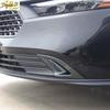Carbon Fiber Style Front Fog Light Lamp Trim For Honda Accord