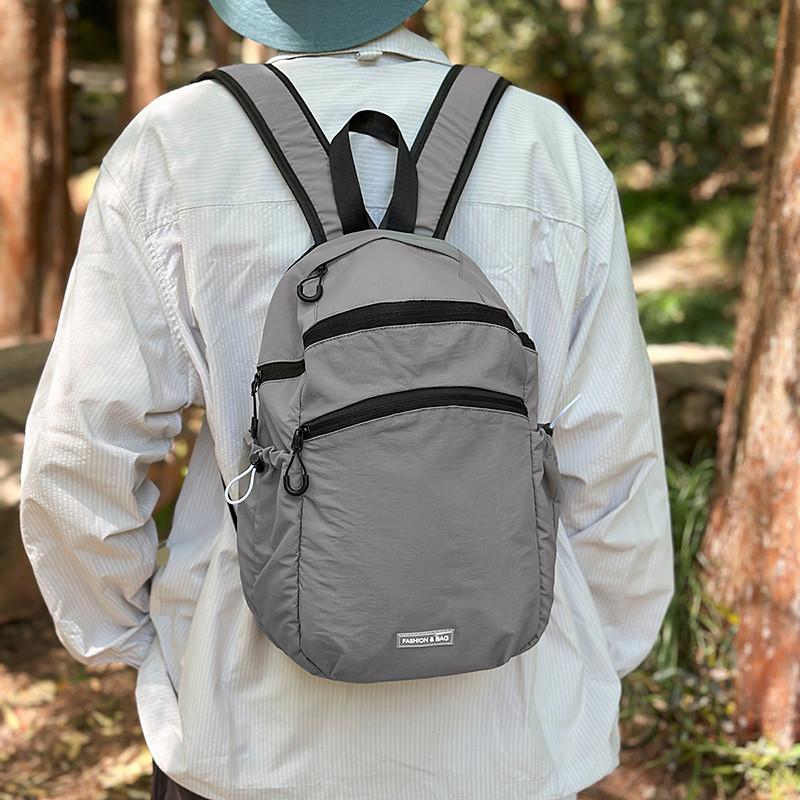 Nylon Casual Lightweight Small Backpack With Ventilated Straps For Travel Hiking