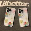 Colorful Petal Soft Phone Case for iPhone 17 Air 16 15 14 11 Pro Max Plus 13 12 Mini X 8 7 Transparent Cover Fundas for Girls