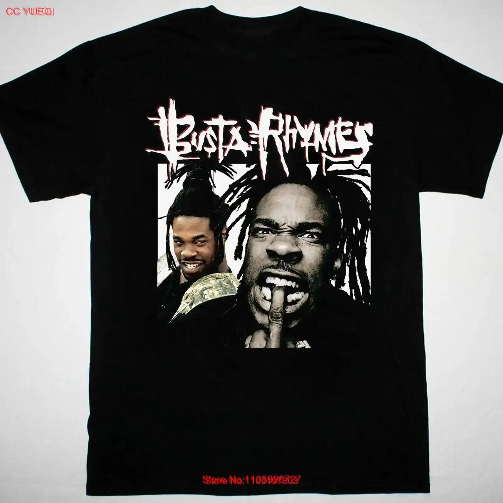 

Busta Rhymes collage rapper black T shirt All sizes X481 vintage Washed Comfortable Slightly Breathable Casual Unisex graphic 5XL різнокольоровий