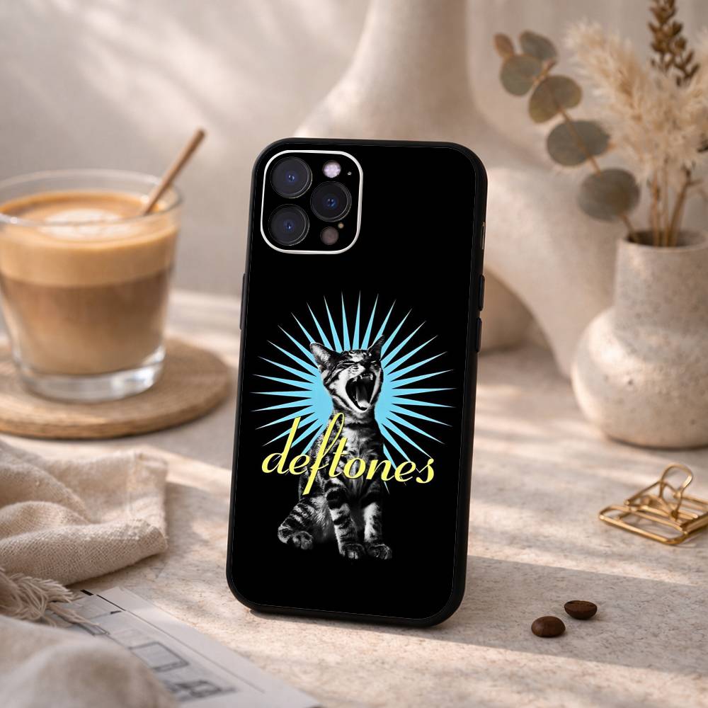 R-Rock Band D-Deftones Phone Case For iPhone17,16,15,14,13,12Plus,Pro Max,XS,5G Soft Silicone Black Cover iPhone13PROMAX