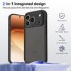 KEYSION Matte transluzente schwarze Handyhülle für HONOR 600 Pro 5G Weiches Silikon+PC Anti-Rutsch Stoßfeste Abdeckung für Huawei Honor 600