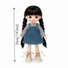 1pair Cute Outfit Bjd Doll Shoe Pretend Play Dolls Uniform Shoes  Holala Gcs