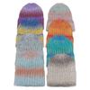 Autumn and winter pullover hat fashion versatile ear protection hat tie-dye gradual change color knitted hat winter hat women