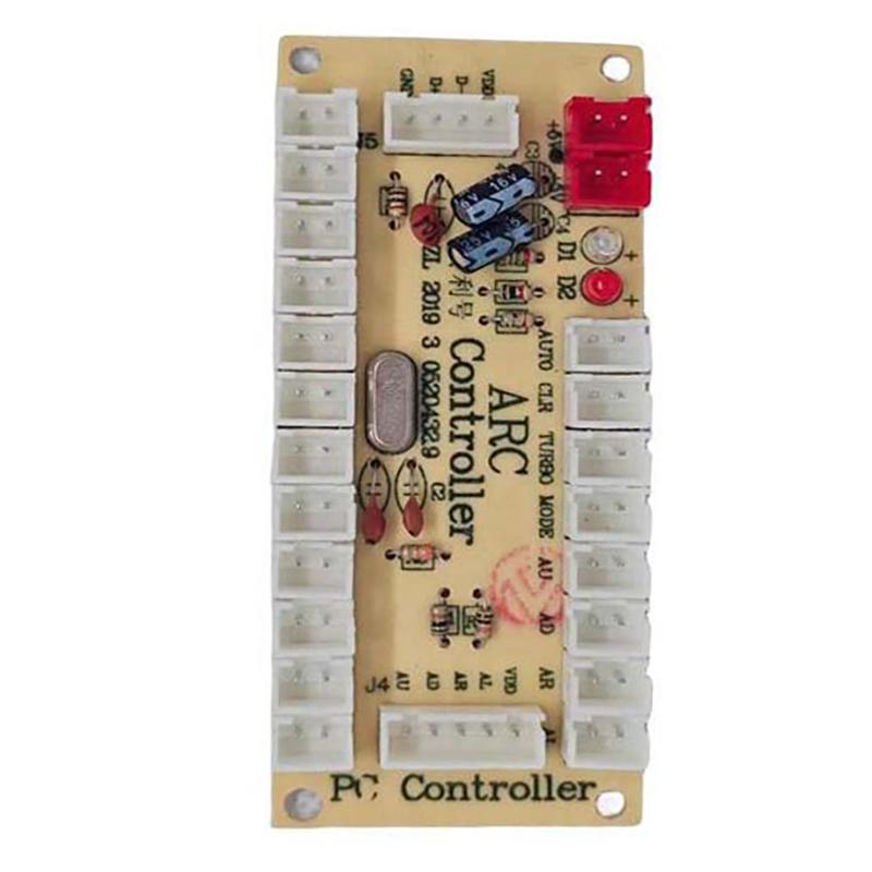 DIY Null Verzögerung Arcade USB Encoder PC zu Joystick Arcade Rocker Leiterplatte Bedienfeldmodul für MAME Gaming Arcade Spiel