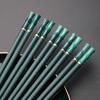 Alloy Chopsticks Household Anti-slip and Anti-mold Kitchen Tableware High-temperature Resistant Antibacterial High-end Chopstick
