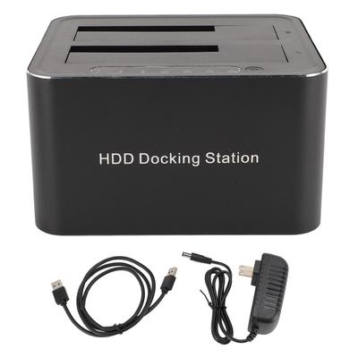 USB 3.0 To I II III Dual Bay Hard Drive Docking Station with Hard Drive Duplicator Offline Clone