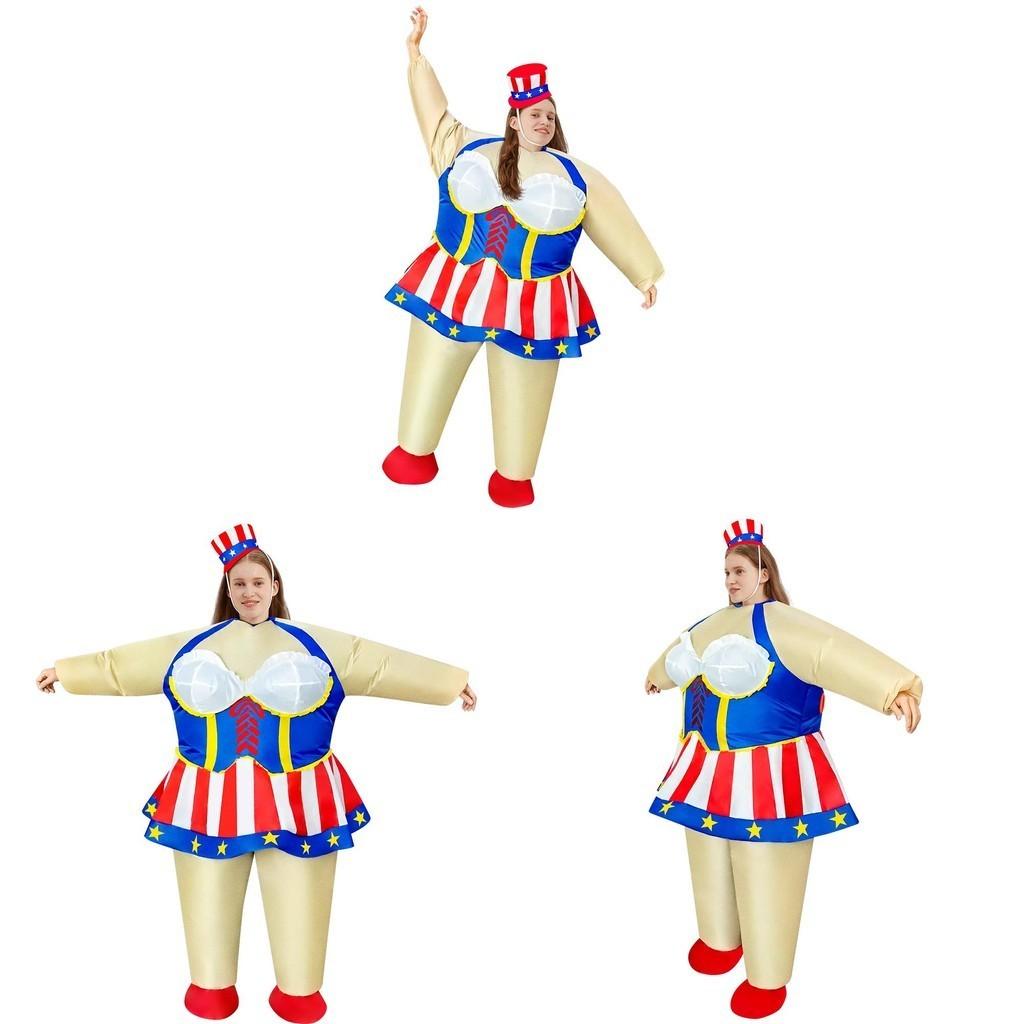 Independence Day Inflatable Costume National Day Patriotic Party Performance Doll Costume