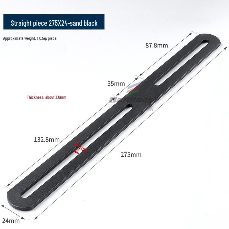Verstellbarer L-förmiger 90°-Winkelverbinder aus Edelstahl