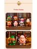 God of Wealth Resin Cartoon Figure: Cute Immortal Ornament Blind Box Gift.