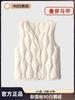 White Goose Down Vest Women's Coat Stacked with V-neck Liner, Slim and Light, Short Vest Inside, Autumn and Winter New